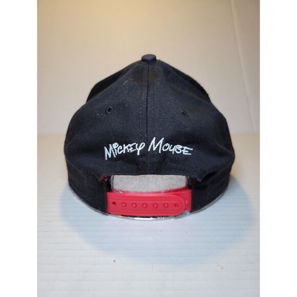 Walt Disney Mickey Mouse‎ Retro Vintage Styled Snapback Hat Embroidered Spellout - Picture 3 of 6